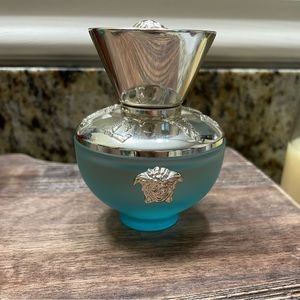 Versace Dylan Turquoise Eau de toilette perfume 1.7oz  90% full